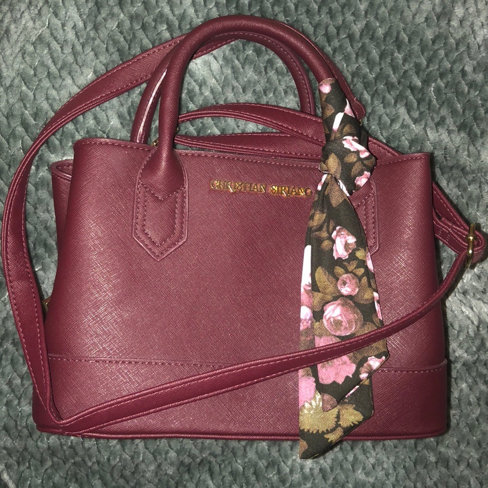 Burgundy Small Handbag